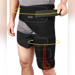 beister Hip & Thigh Brace Support with 5 Elastic Strips